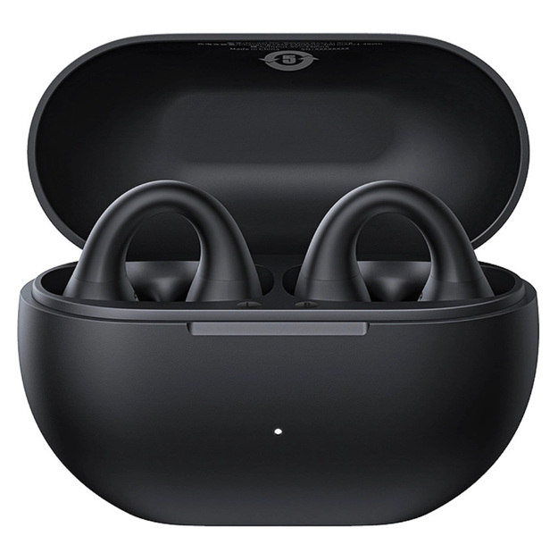 Zdjęcie produktu: Słuchawki bezprzewodowe Baseus Bass 15 Clip OWS z kablem Simple USB-C 3A 30cm - czarne Zdjęcie produktu: Słuchawki bezprzewodowe Baseus Bass 15 Clip OWS z kablem Simple USB-C 3A 30cm - czarne