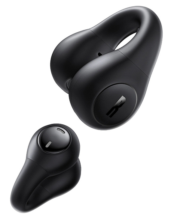 Zdjęcie produktu: Słuchawki bezprzewodowe Baseus Bass 15 Clip OWS z kablem Simple USB-C 3A 30cm - czarne Zdjęcie produktu: Słuchawki bezprzewodowe Baseus Bass 15 Clip OWS z kablem Simple USB-C 3A 30cm - czarne