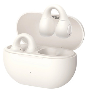 Miniatura produktu: Słuchawki bezprzewodowe Baseus Bass 15 Clip OWS z kablem Simple USB-C 3A 30cm - białe