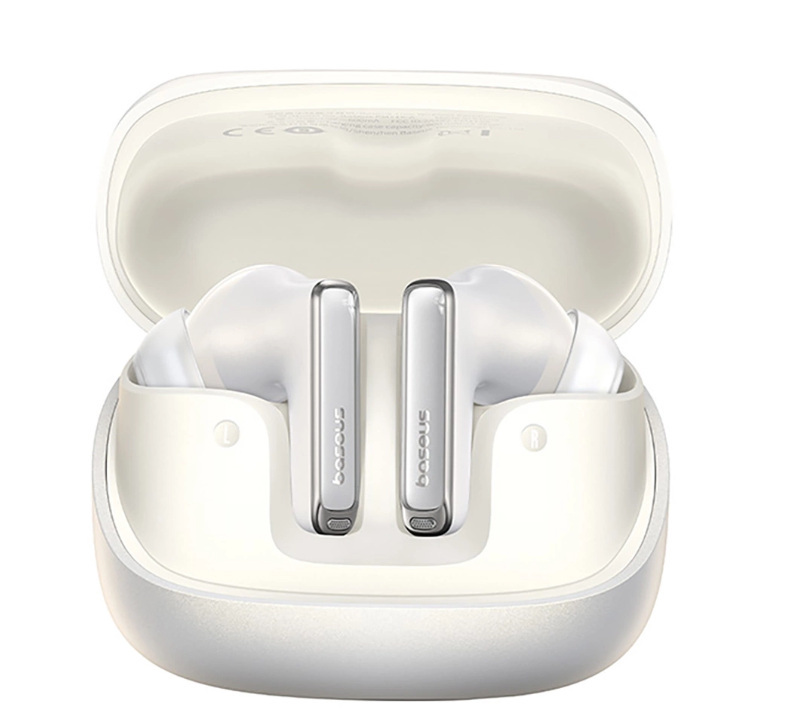 Słuchawki TWS Baseus Bowie M2s Ultra z ekranem białe