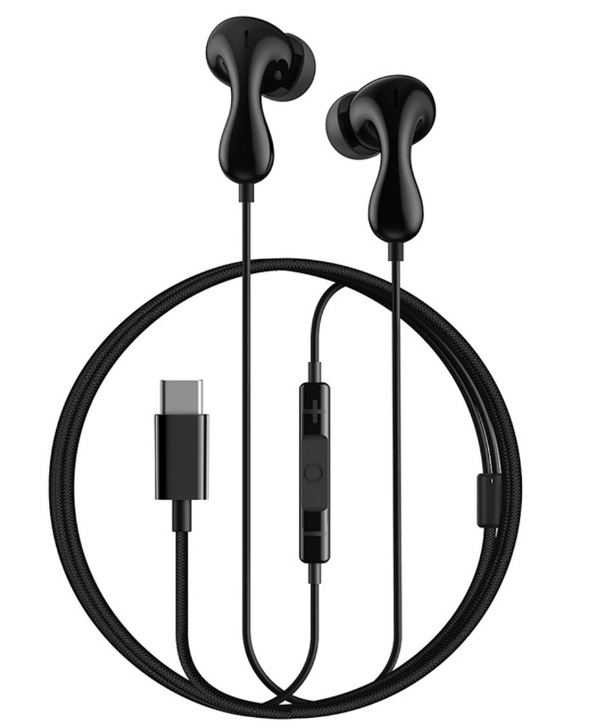 Zdjęcie produktu: Słuchawki przewodowe Baseus Encok CZ20 dokanałowe przewodowe USB-C - czarne