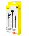 Miniatura zdjęcia: Słuchawki przewodowe Baseus Encok CZ20 dokanałowe przewodowe USB-C - czarne