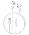Słuchawki przewodowe Baseus Encok CZ20 dokanałowe przewodowe USB-C - białe