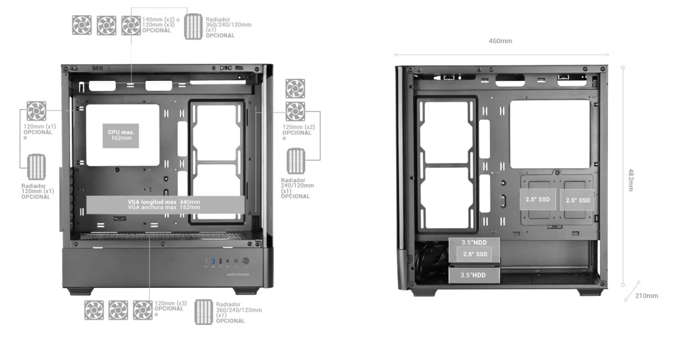 Tacens Mars MC-LCDPRO 7.2