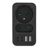 Miniatura zdjęcia: Gniazdko prądowe z 2 gniazdami 2xUSB A 2xUSB C PD 20W 1x16A + 1x6A MCE249