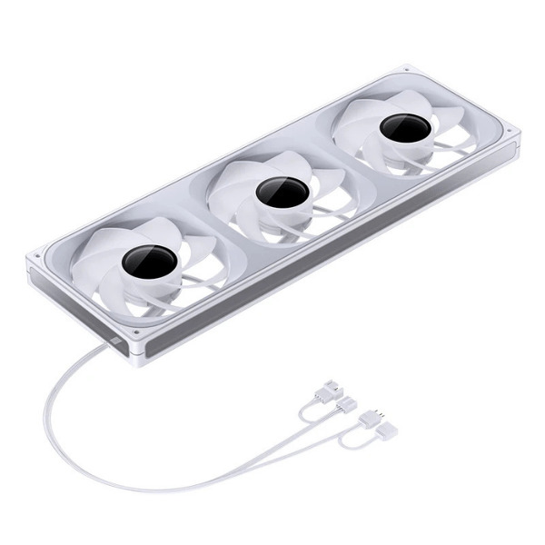 Zdjęcie produktu: Wentylatory Jonsbo ZA-420 White Reverse Blade PWM ARGB (3x140mm - 420mm)