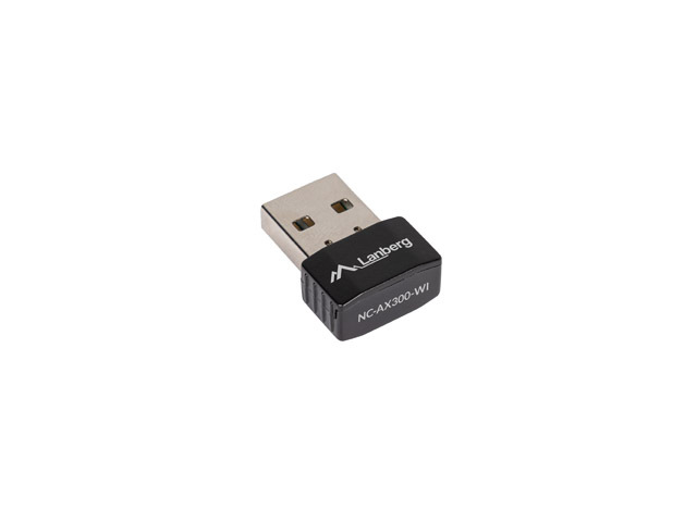 Bezprzewodowa Karta Sieciowa WIFI na USB 2.0 Lanberg AX300 1 wewnętrzna antena