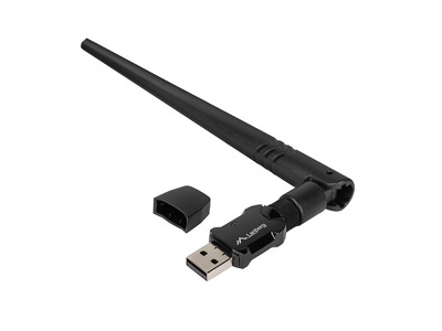 Miniatura produktu: Bezprzewodowa Karta Sieciowa WIFI na USB 2.0 Lanberg DUAL BAND AX900 1 zewnętrzna antena