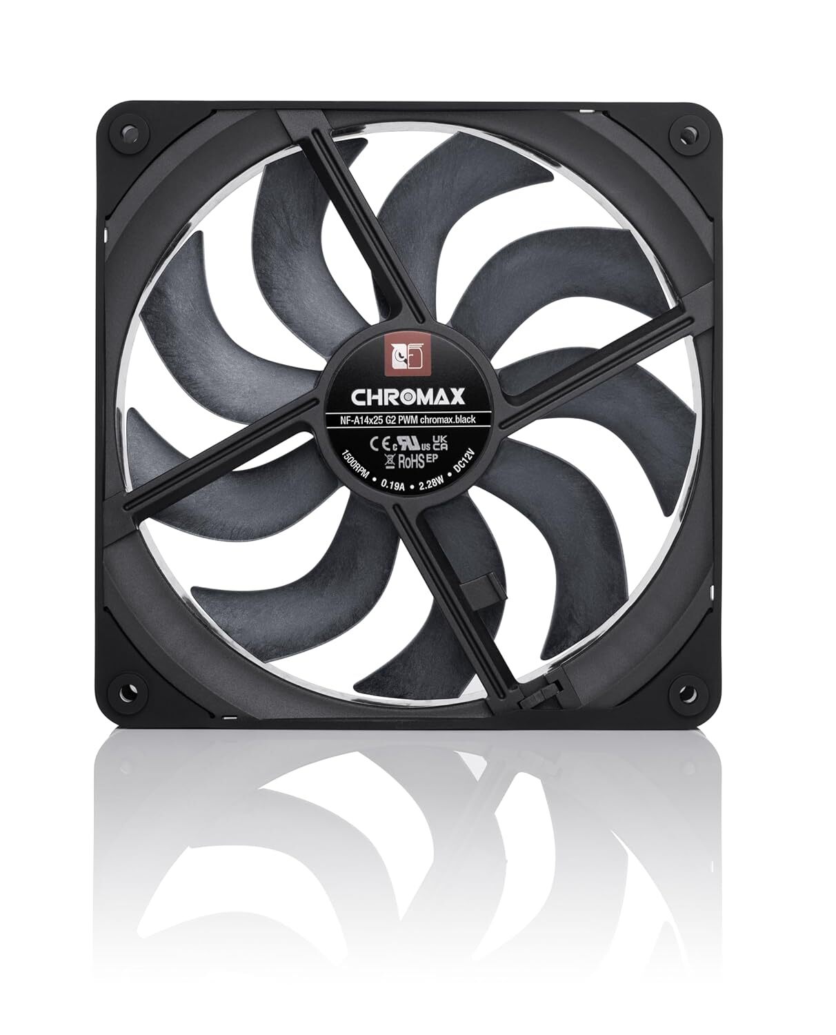 Noctua NF-A14x25 G2 PWM chromax.black 140mm