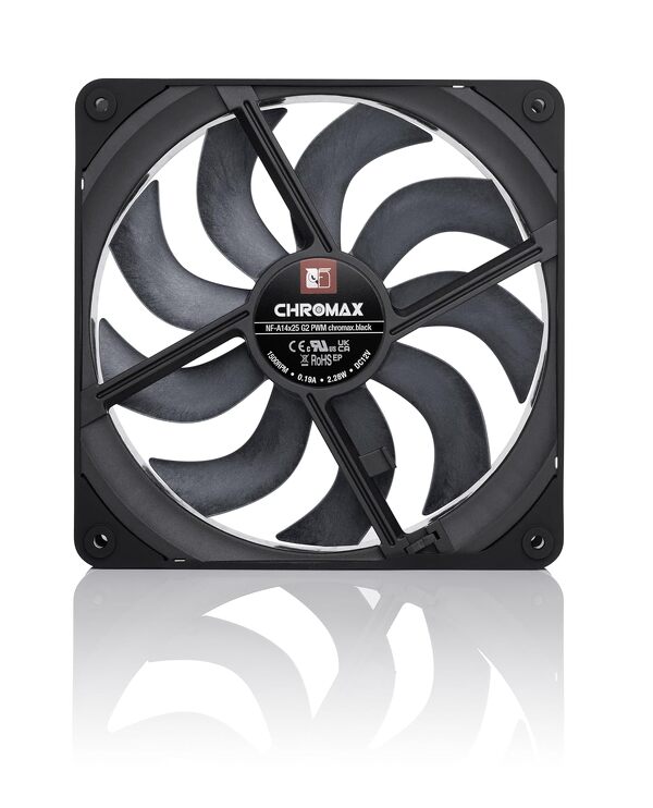 Zdjęcie produktu: Noctua NF-A14x25 G2 PWM chromax.black 140mm