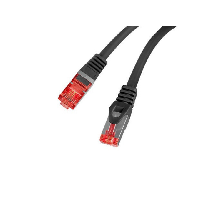 Kabel Lanberg RJ45 Patch cord Kat.6 S/FTP LSZH CU 20m Czarny Fluke Passed
