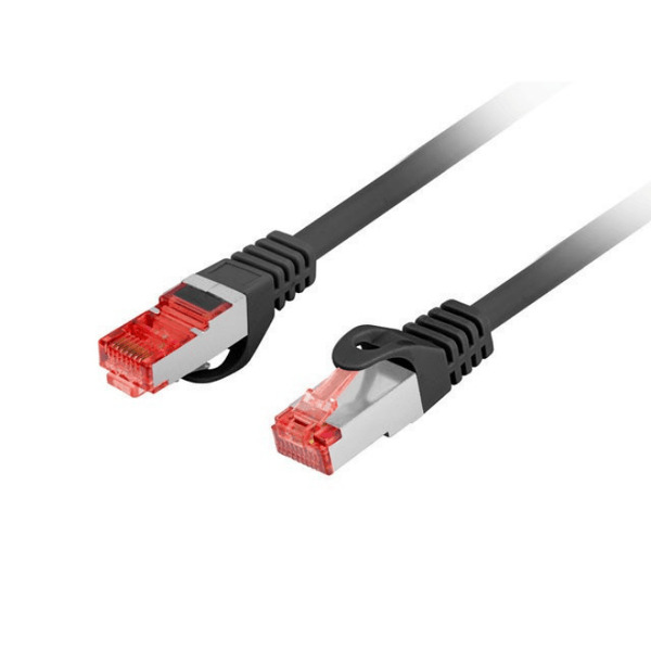Zdjęcie produktu: Kabel Lanberg RJ45 Patch cord Kat.6 S/FTP LSZH CU 20m Czarny Fluke Passed