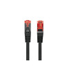 Miniatura zdjęcia: Kabel Lanberg RJ45 Patch cord Kat.6 S/FTP LSZH CU 20m Czarny Fluke Passed