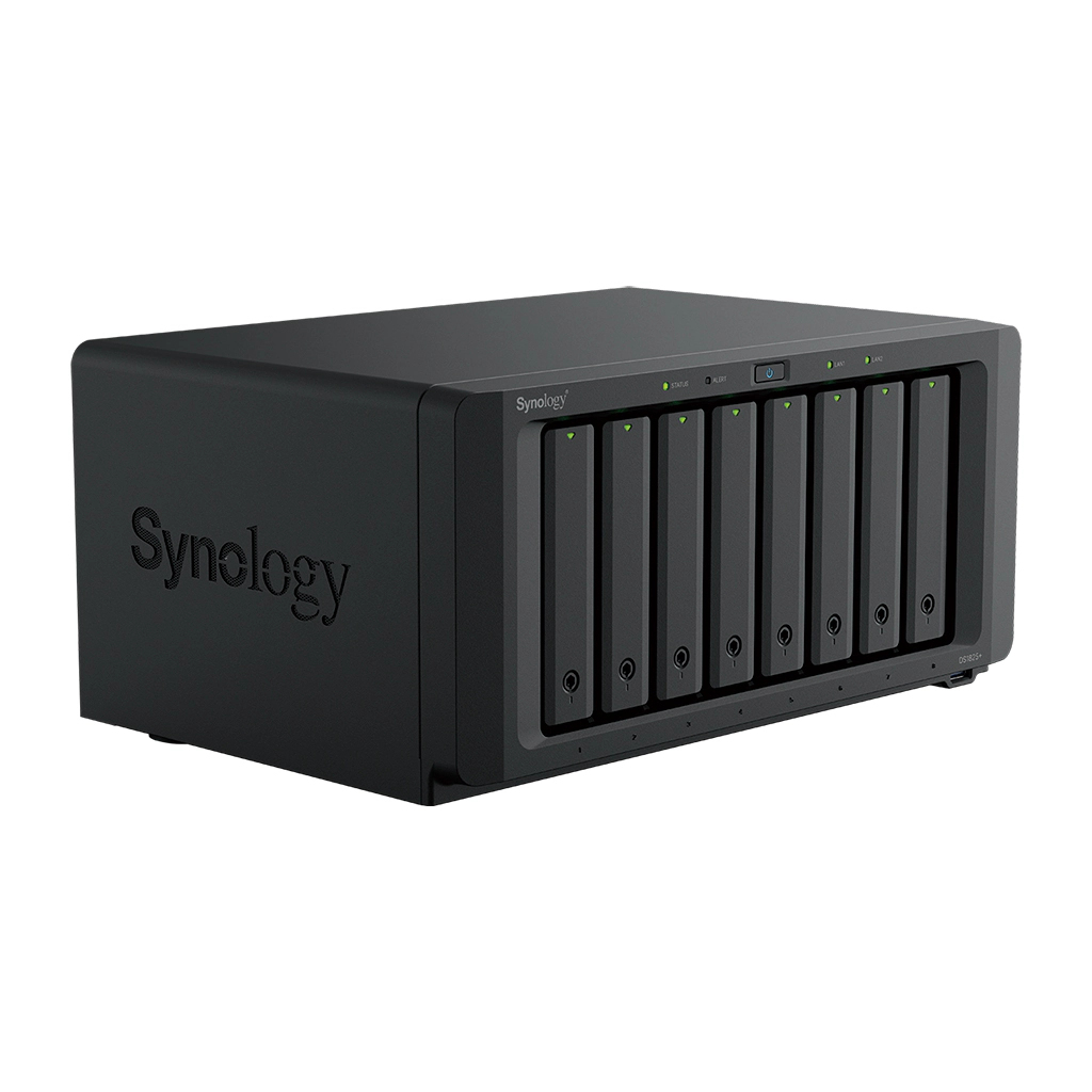 Serwer plików Synology DS1825+ 8-bay, AMD V1500B 32GB NVMe 2,5GbE USB 3.0 Serwer plików Synology DS1825+ 8-bay, AMD V1500B 32GB NVMe 2,5GbE USB 3.0