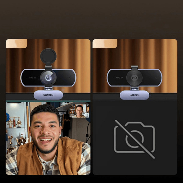 Kamera internetowa Ugreen USB Full HD - szara Kamera internetowa Ugreen USB Full HD - szara