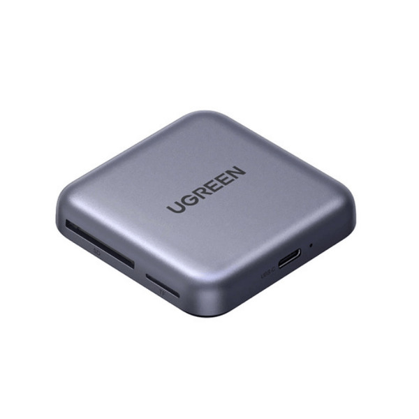 Zdjęcie produktu: Czytnik kart pamięci Ugreen magnetyczny + ładowarka 100W PD 3w1 - szary Zdjęcie produktu: Czytnik kart pamięci Ugreen magnetyczny + ładowarka 100W PD 3w1 - szary