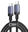 Miniatura zdjęcia: Kabel przewód USB Typ-C do Typ-C 200cm Ugreen PD, 100W,  5A - czarny