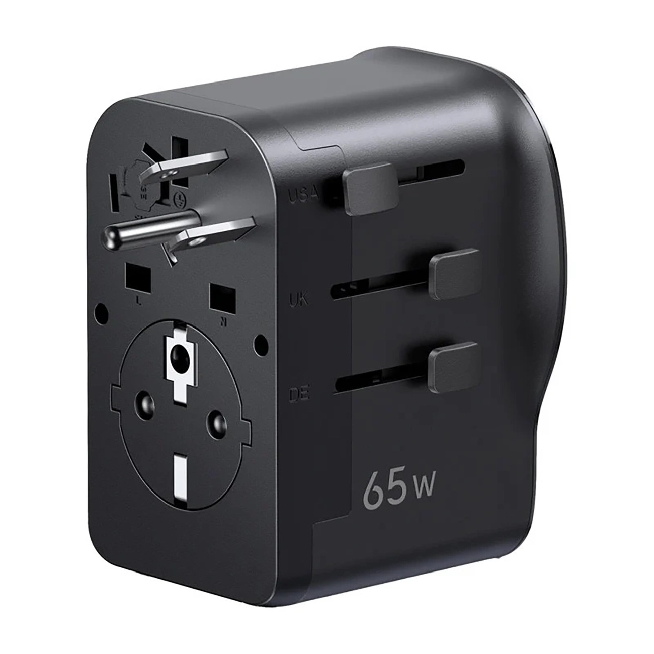 Ładowarka sieciowa Ugreen S550 65W adapter podróżny uniwersalny Ładowarka sieciowa Ugreen S550 65W adapter podróżny uniwersalny