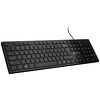 Miniatura zdjęcia: Klawiatura Natec Herring US multimedia slim - czarna Miniatura zdjęcia: Klawiatura Natec Herring US multimedia slim - czarna