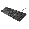Miniatura zdjęcia: Klawiatura Natec Herring US multimedia slim - czarna Miniatura zdjęcia: Klawiatura Natec Herring US multimedia slim - czarna