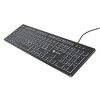 Miniatura zdjęcia: Klawiatura Natec Herring Glow US białe podświetlenie slim - czarna Miniatura zdjęcia: Klawiatura Natec Herring Glow US białe podświetlenie slim - czarna