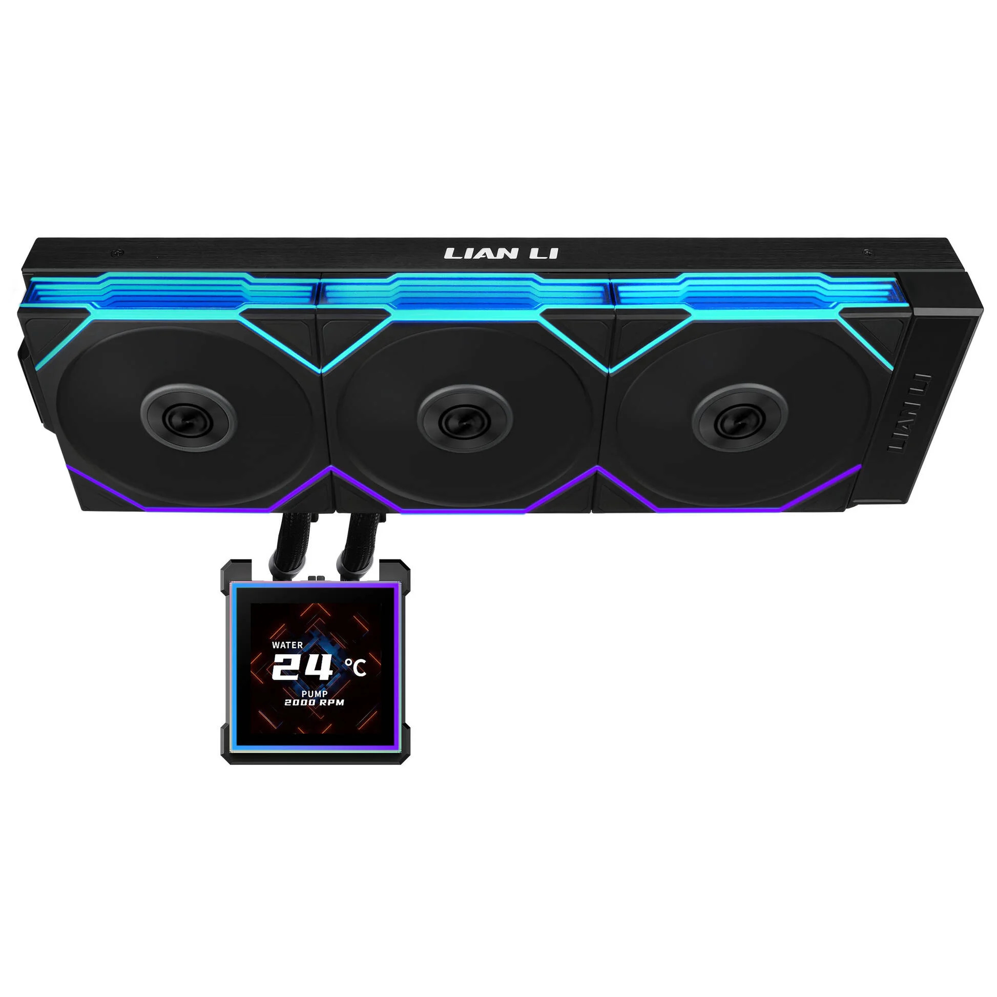 Chłodzenie wodne Lian Li HydroShift II LCD-S 360TL ARGB Black 360mm