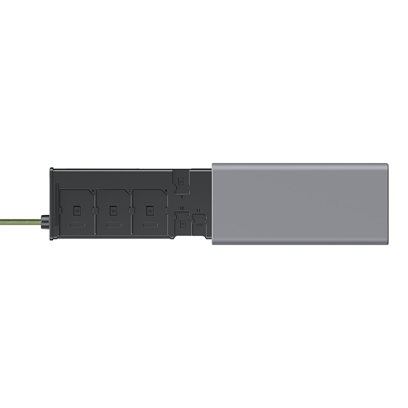 Czytnik kart Ugreen USB-C + USB-A z organizerem 6x SD + 4x microSD + SIM