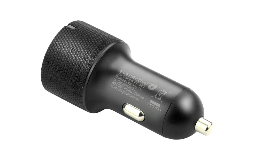 Zdjęcie produktu: EverActive CC-50Q z gniazdem USB QC3.0 oraz USB-C PD 75W