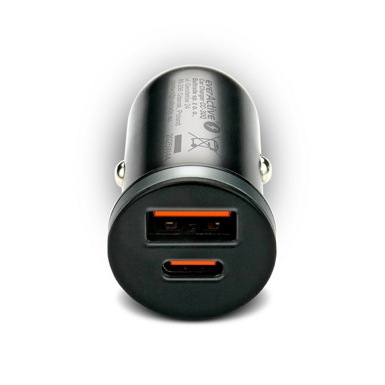 Ładowarka samochodowa everActive CC-40Q USB-C PD 60W