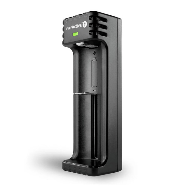 Zdjęcie produktu: Ładowarka akumulatorków cylindrycznych Li-ion everActive LC-100C USB-C