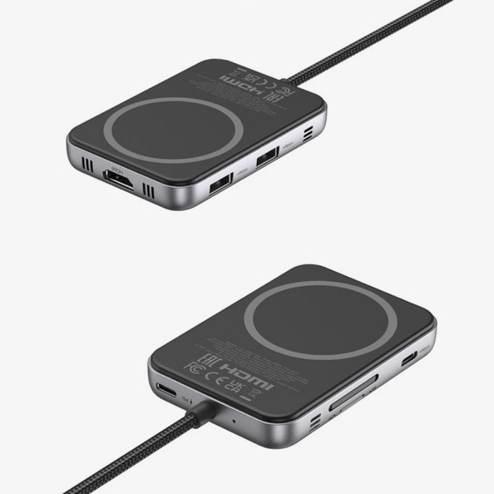 HUB USB-C Ugreen 7w1 HDMI USB-C USB-A SD/TF - szary HUB USB-C Ugreen 7w1 HDMI USB-C USB-A SD/TF - szary