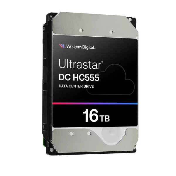 Zdjęcie produktu: Dysk WD Ultrastar DC HC555 WUH722016CLE6L4 16TB sATA III 512MB