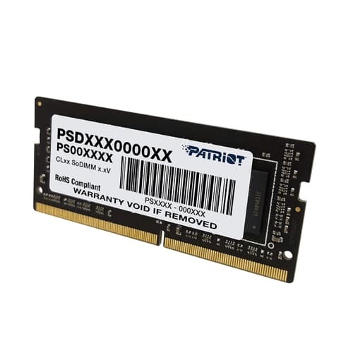 Pamięć Patriot SODIMM 8GB DDR4 2400 CL17 PSD48G24002S Pamięć Patriot SODIMM 8GB DDR4 2400 CL17 PSD48G24002S