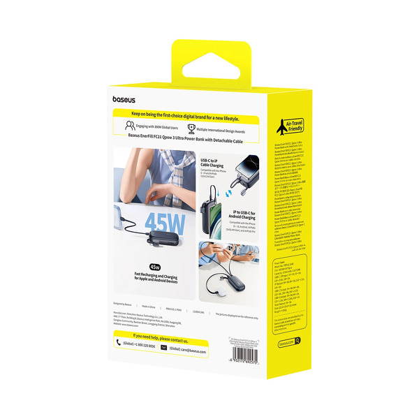 Zdjęcie produktu: Powerbank Baseus EnerFill FC21 Qpow 3 Ultra 20000mAh 45W