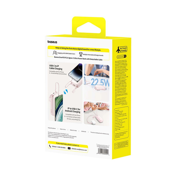 Zdjęcie produktu: Powerbank Baseus EnerFill FC21 Qpow 3 Ultra 20000mAh 22.5W
