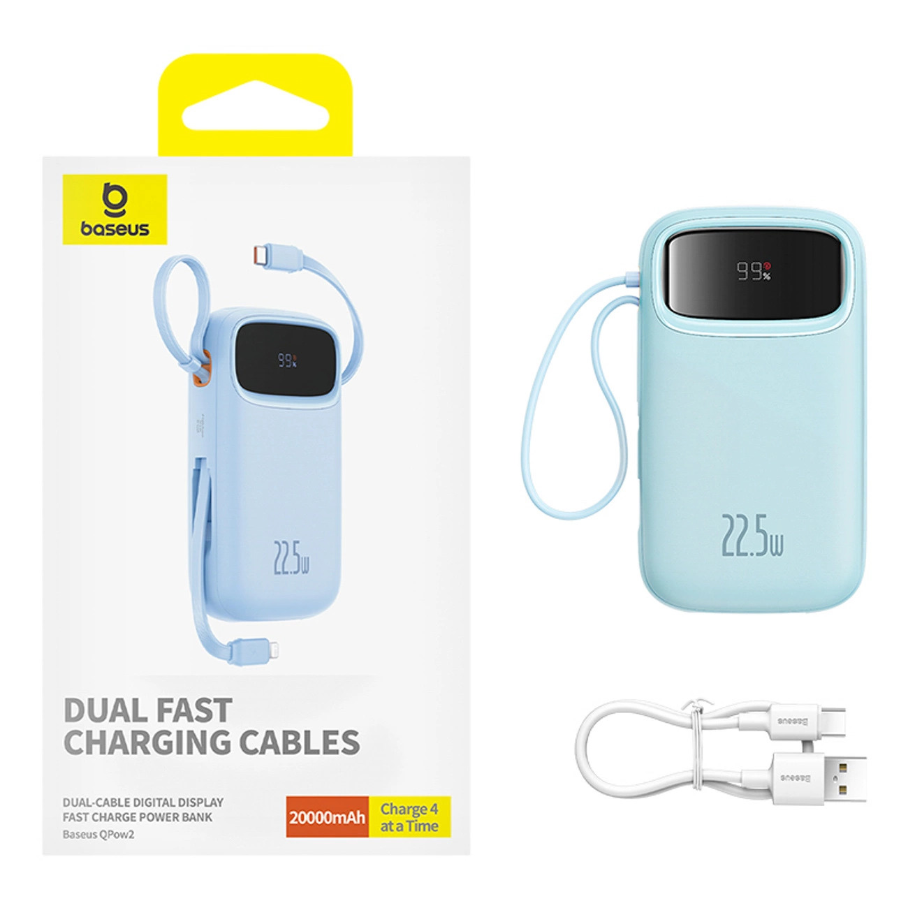 Powerbank Baseus Qpow2 20000mAh 22,5W