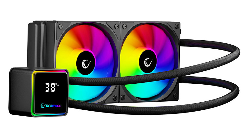 Chłodzenie wodne Rampage INFINITE V240 240MM ARGB czarne
