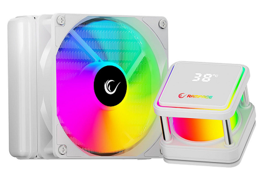Zdjęcie produktu: Chłodzenie wodne Rampage INFINITE V120 120MM ARGB białe