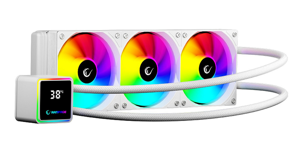 Zdjęcie produktu: Chłodzenie wodne Rampage INFINITE V360 360MM ARGB białe