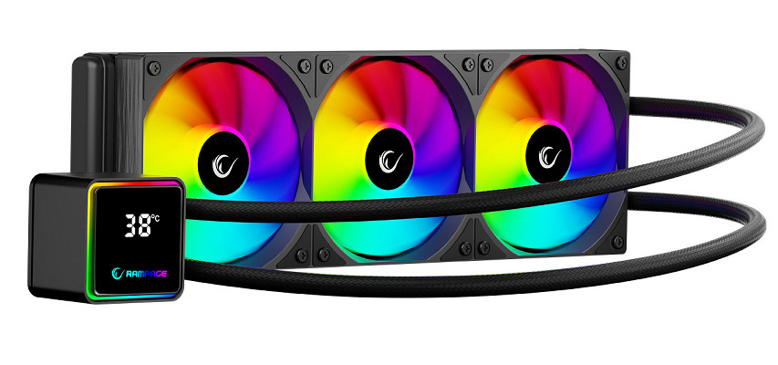 Chłodzenie wodne Rampage INFINITE V360 360MM ARGB czarny