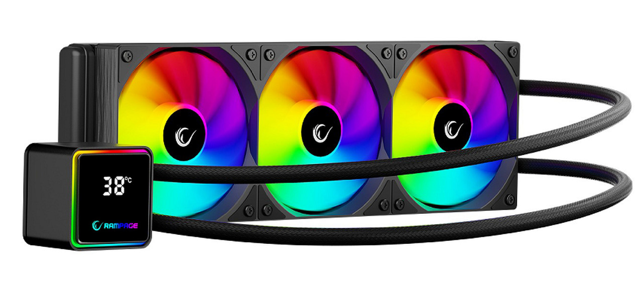 Zdjęcie produktu: Chłodzenie wodne Rampage INFINITE V360 360MM ARGB czarny