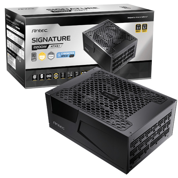 Zdjęcie produktu: Zasilacz Antec Signature SP Platinum 2200W ATX 3.1 PCIe 5.1 (SP2200 EC) Zdjęcie produktu: Zasilacz Antec Signature SP Platinum 2200W ATX 3.1 PCIe 5.1 (SP2200 EC)