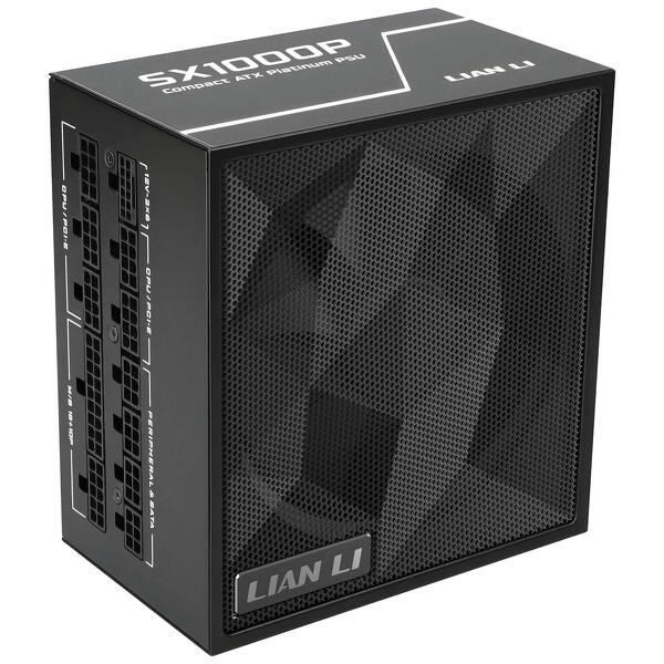 Zdjęcie produktu: Zasilacz Lian Li SX Platinum ATX 3.1 PCIe 5.1 Czarny 1000W