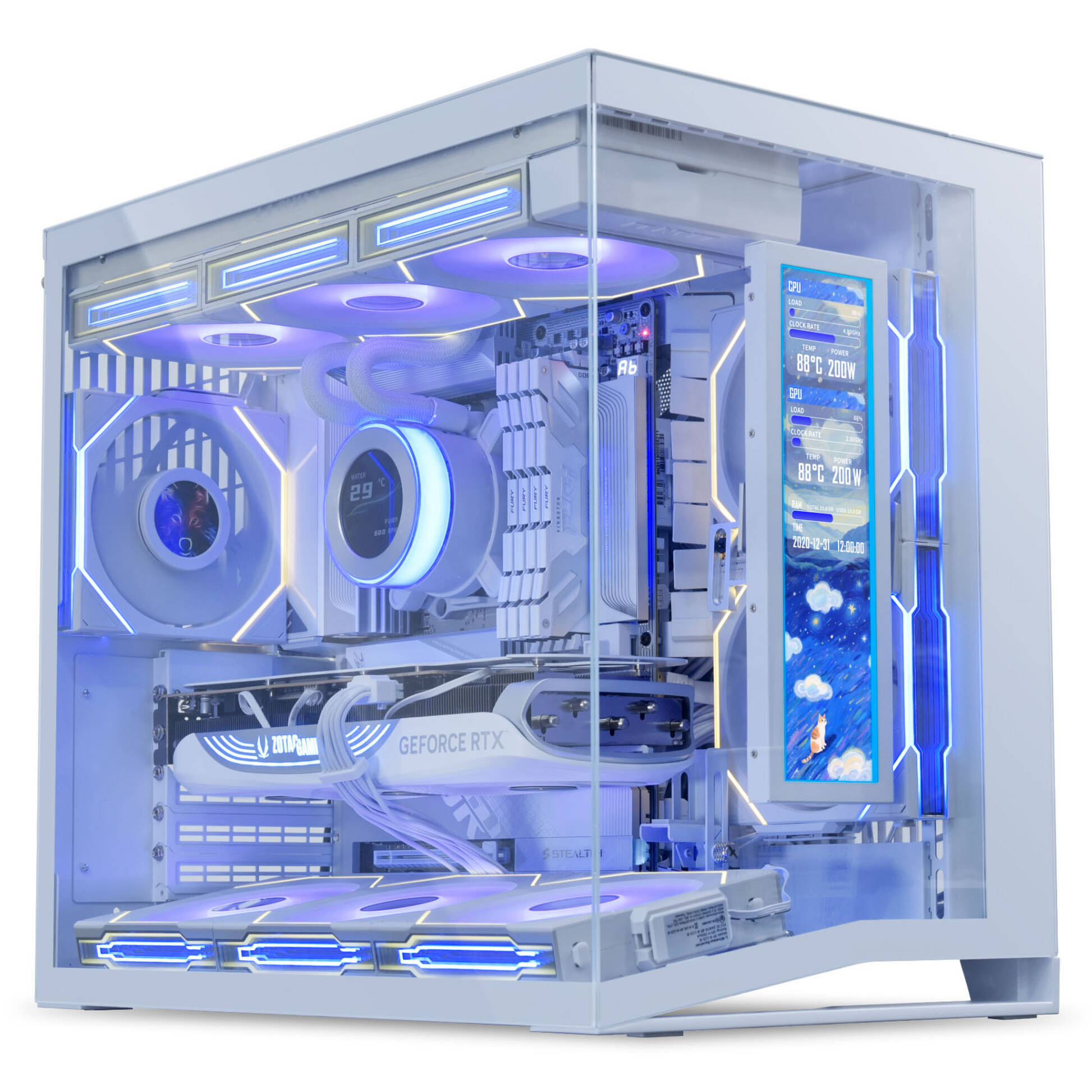 Lian Li Universal Screen White 8,8