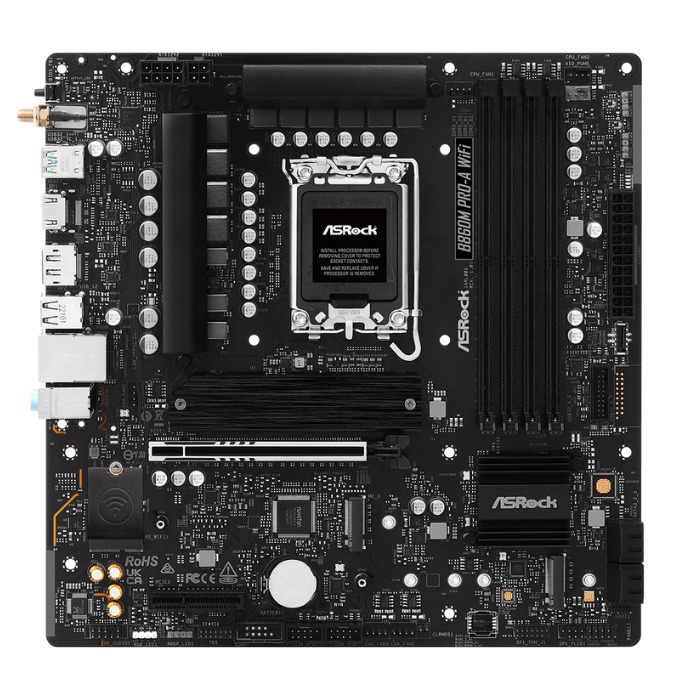 Płyta główna ASRock B860M Pro-A WiFi DDR5 LGA1851 Płyta główna ASRock B860M Pro-A WiFi DDR5 LGA1851