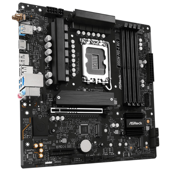Płyta główna ASRock B860M Pro-A WiFi DDR5 LGA1851 Płyta główna ASRock B860M Pro-A WiFi DDR5 LGA1851