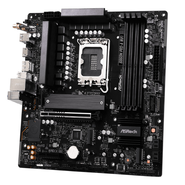 Płyta główna ASRock B860M Pro-A WiFi DDR5 LGA1851 Płyta główna ASRock B860M Pro-A WiFi DDR5 LGA1851