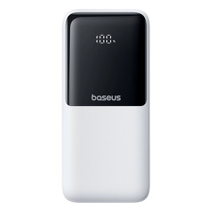 Miniatura produktu: Powerbank Baseus Lipow 20000mAh 22,5W z dwoma wbudowanymi kablami z dodatkowym kablem Baseus Simple USB-A - USB-C 3A 20cm - biały