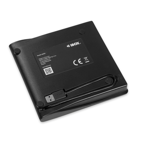 Zdjęcie produktu: Napęd zewnętrzny DVD-ROM USB 3.0 iBOX IED02