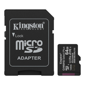 Miniatura produktu: Karta Kingston Canvas Select Plus microSDXC 64GB Class A1 + Adapter SD
